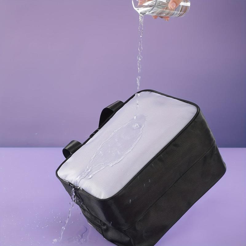 Double Layer Cosmetic Bag Purple