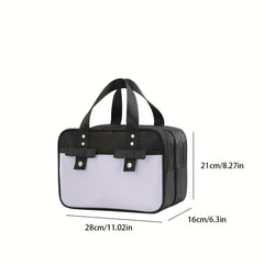 Double Layer Cosmetic Bag Purple
