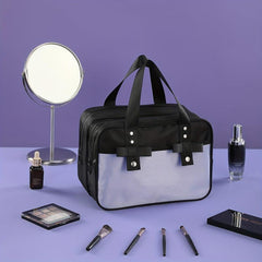 Double Layer Cosmetic Bag Purple