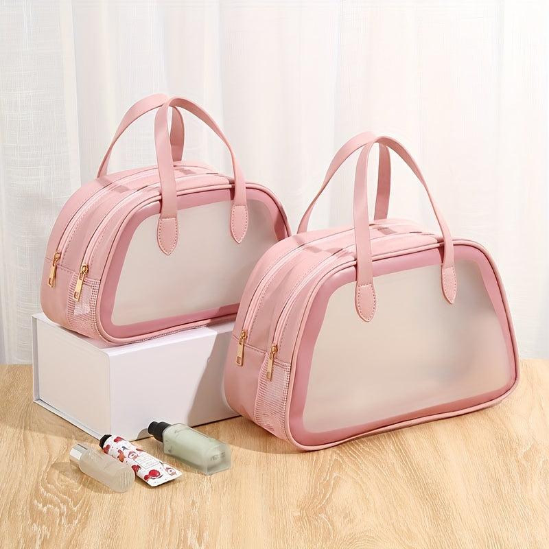 Large Capacity Makeup Bag Wet Dry Separation Portable Waterproof Storage