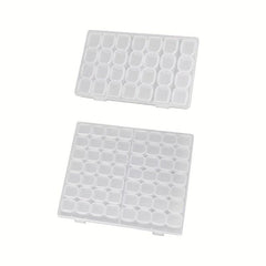 Nail Art Tool Jewelry Storage Box 56 Grids Plastic Organizer Container
