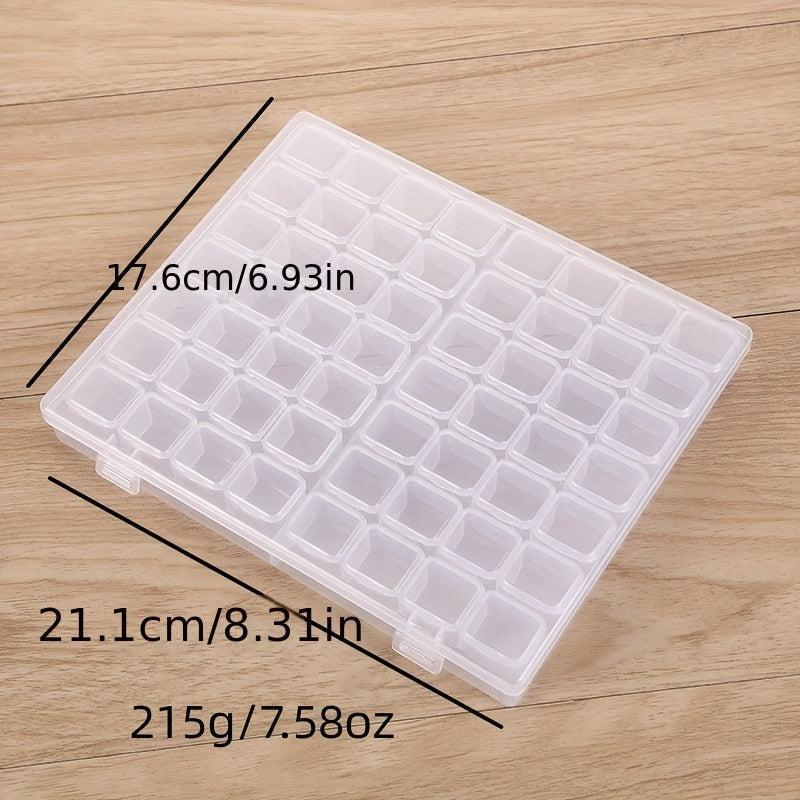 Nail Art Tool Jewelry Storage Box 56 Grids Plastic Organizer Container