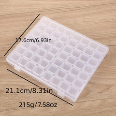 Nail Art Tool Jewelry Storage Box 56 Grids Plastic Organizer Container