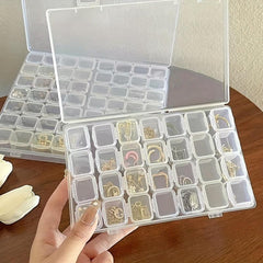 Nail Art Tool Jewelry Storage Box 56 Grids Plastic Organizer Container