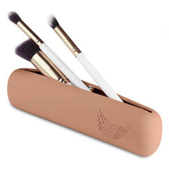 Silicone Cosmetic Bag Travel Makeup Brush Bag Large Capacity Storage Box