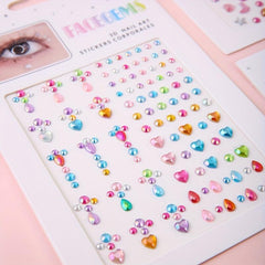 8 Rhinestone Eye Makeup Stickers for Fairytale Makeup