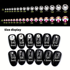 Clear Crystal Gems Rhinestones DIY Glitter Gems
