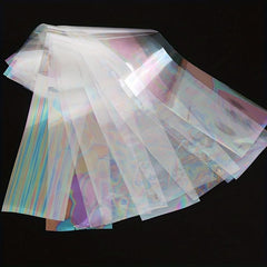 Aurora Glass Ice Paper Holographic Cellophane Decals DIY Sticker Foils