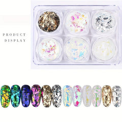 Holographic Nail Glitter Sequins for DIY Nail Art