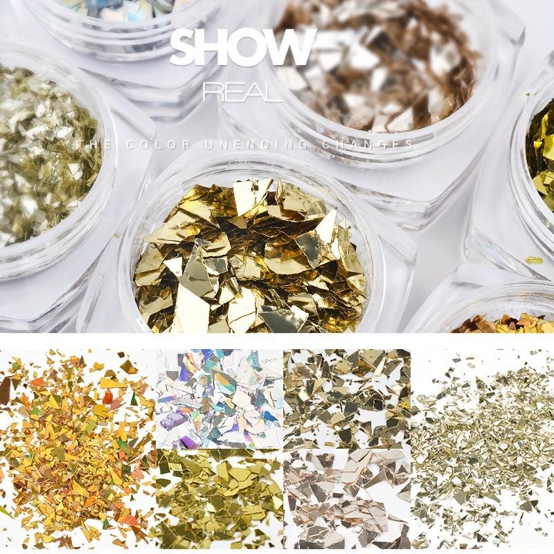Holographic Nail Glitter Sequins for DIY Nail Art