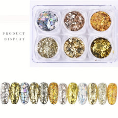 Holographic Nail Glitter Sequins for DIY Nail Art