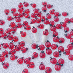 20pcs 3D Ladybug Nail Charms for Women DIY Nail Accessories Home Salon