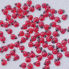20pcs 3D Ladybug Nail Charms for Women DIY Nail Accessories Home Salon