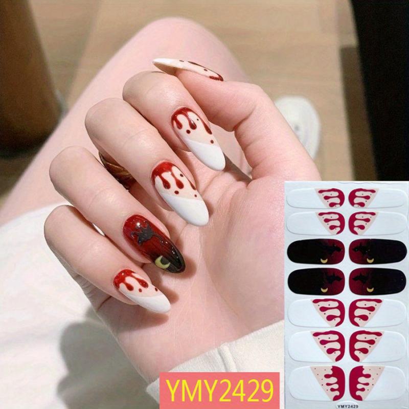 Halloween Nail Wraps Stickers for DIY Nail Art Decals