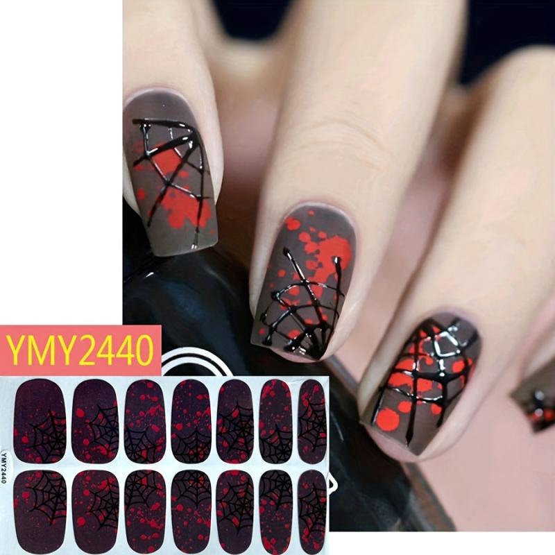 Halloween Nail Wraps Stickers for DIY Nail Art Decals