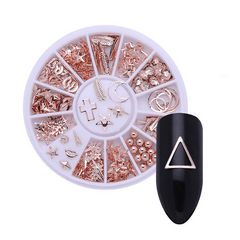 Rose Starfish Shell Nail Studs 3D Art Decoration for Nails