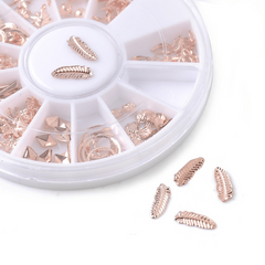 Rose Starfish Shell Nail Studs 3D Art Decoration for Nails