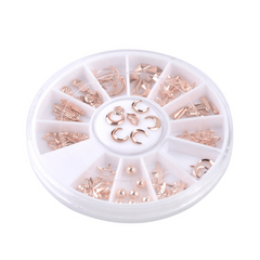 Rose Starfish Shell Nail Studs 3D Art Decoration for Nails