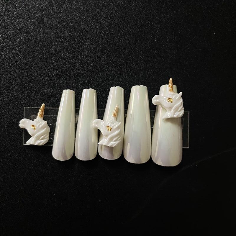 Resin Unicorn Flat Back Decorations for DIY Crafts and Jewelry Making
