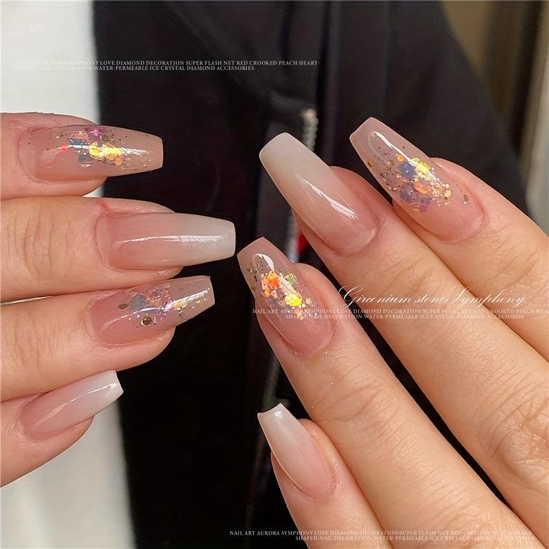 Holographic Nail Glitter Mix for Mermaid Mirror DIY