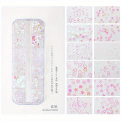Holographic Nail Glitter Mix for Mermaid Mirror DIY