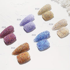Winter Woolen Nail Powder Non-Floating Nail Art