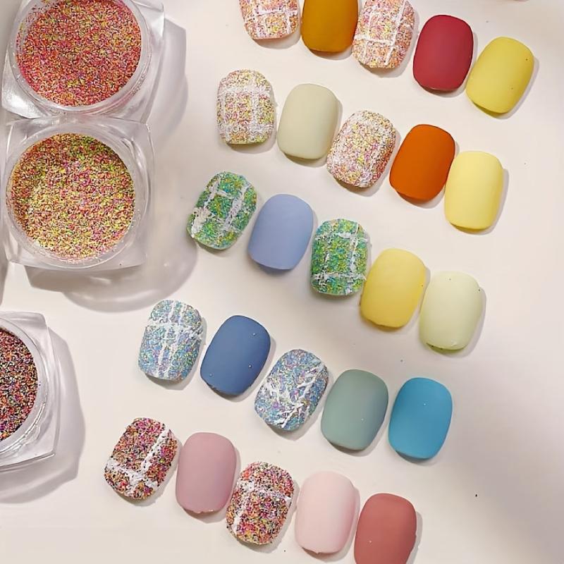 Winter Woolen Nail Powder Non-Floating Nail Art