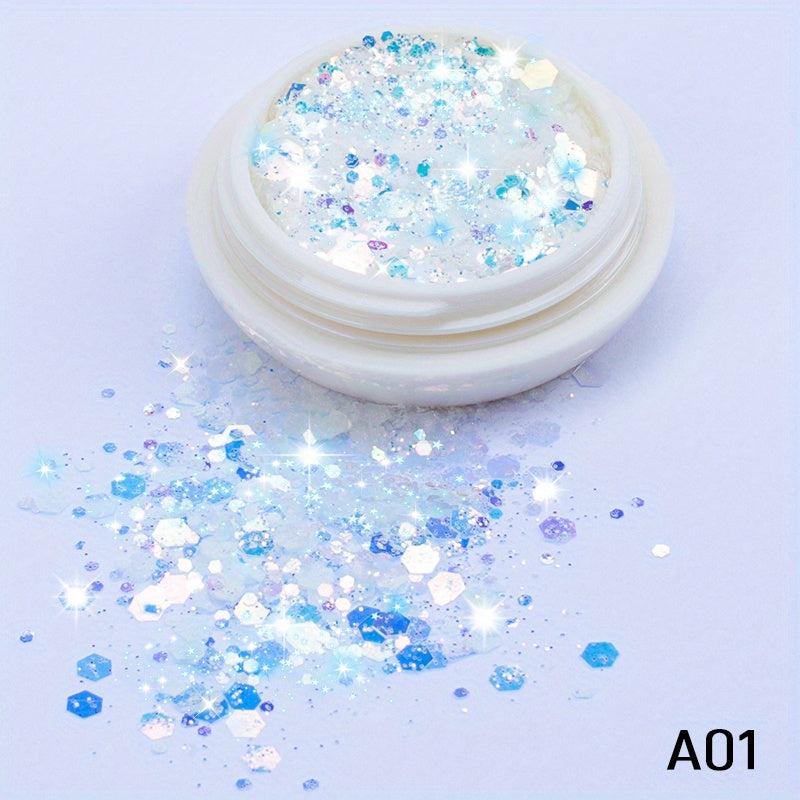 Shining Nail Sequins Makeup Accessories DIY Nail Sequins