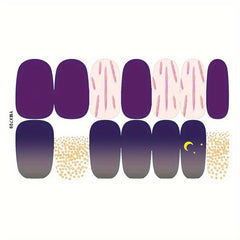 Leopard Print Nail Polish Stickers - Self Adhesive Gel Nail Decals