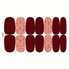Leopard Print Nail Polish Stickers - Self Adhesive Gel Nail Decals
