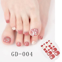3D Self Adhesive Toe Nail Stickers High Full Cover Decor Stickers