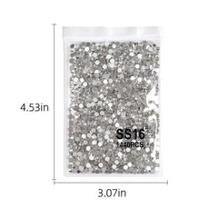 1440pcs Crystal Glass Nail Rhinestones for Nail Art