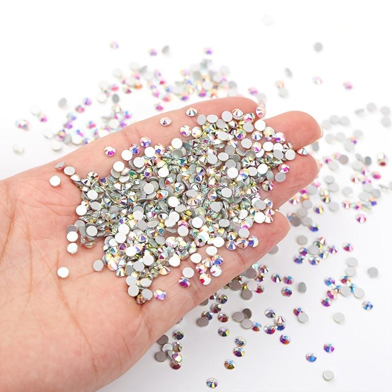 1440pcs Crystal Glass Nail Rhinestones for Nail Art