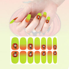 Halloween Nail Wraps Stickers Self Adhesive Full Wraps DIY Nail Art Decals