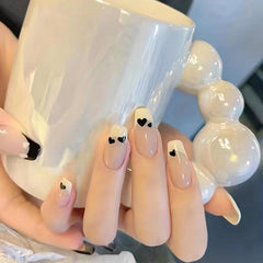 Red Heart Nail Art Stickers Self Adhesive DIY Nail Decoration