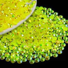 Resin Flatback Nail Art Rhinestones Round Gemstones DIY Accessories
