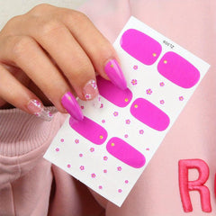 Full Cover Nail Stickers False Nail Tips Nail Strips Women Girls Home Salon