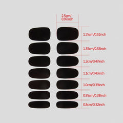 Marble Nail Polish Stickers Self Adhesive Nail Art Decal Strips Manicure Kit
