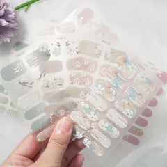 3D Flower Nail Art Stickers Self Adhesive Decals for DIY or Salons