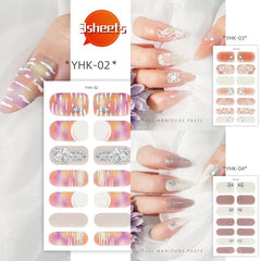 3D Flower Nail Art Stickers Self Adhesive Decals for DIY or Salons