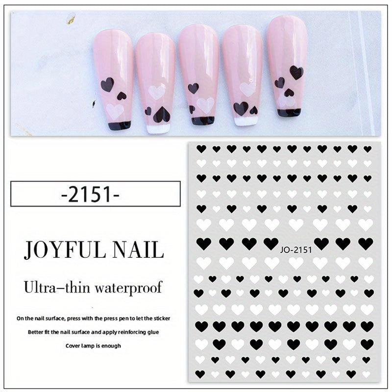 Butterfly and Flower Nail Stickers for Spring Summer Nail Art