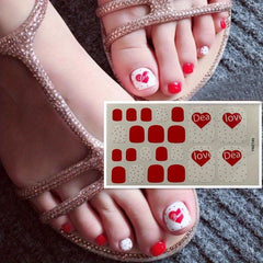 Polka Dot Nail Polish Stickers Self Adhesive Art Decal Strips Manicure Kit