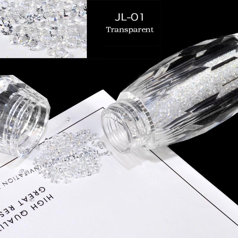 Colorful Micro Caviar Glass Beads for Nail Art