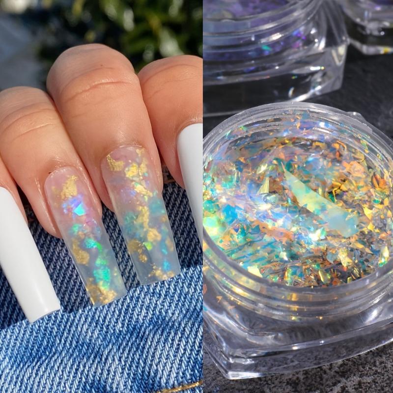 Glitter Nail Dust Powder Sequins Sparkle Nails