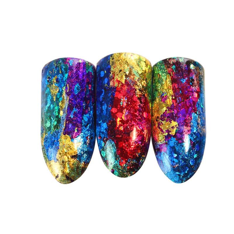 Gradient Sky Nail Foil Transfer Stickers For DIY Nail Art