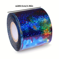 Gradient Sky Nail Foil Transfer Stickers For DIY Nail Art