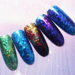 Gradient Sky Nail Foil Transfer Stickers For DIY Nail Art