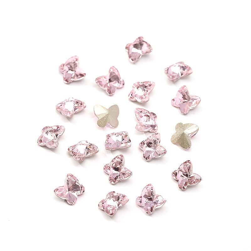 Iridescent Butterfly Rhinestone Eye Gems for Crafts