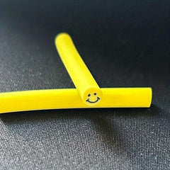 10 Pcs 5mm Smiling Face Polymer Clay Cane for Slime Lip Gloss Resin Nail Art