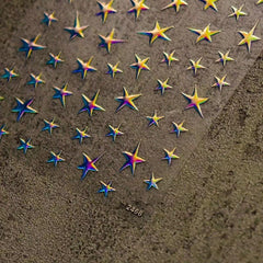 5D Laser Star Art Sticker Holographic Nail Decals
